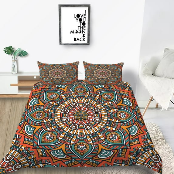 Qouteltyd 3-Piece Bohemia Duvet Sets, California King
