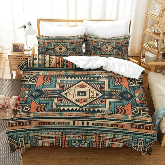 Home Bedclothes Bohemian Duvet Cover Quilt Cover Set Woman High Quality Bedspreads Bed Gift,King (90"x104")