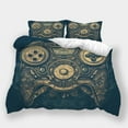thumbnail image 1 of Home Bedclothes Game Controller Human City Printed Comforter Cover Pillowcase 2/3pcs Bed Set,King (90"x104"), 1 of 5