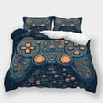 thumbnail image 1 of Home Bedclothes Game Element Printed Comforter Cover Set Teen Adult Fashion Design Bed Set,California King (98"x104"), 1 of 5