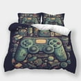 thumbnail image 1 of Home Bedclothes Game Handle Printed Bedspreads Teenager Fashion Bedroom Decor Bedding Set,Twin (68"x86"), 1 of 5