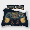 thumbnail image 1 of Home Bedclothes Game Handle Printed Comforter Cover Pillowcase Kids Adult Cool Bedroom Decor,Queen (90"x90"), 1 of 5
