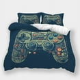 thumbnail image 1 of Home Bedclothes Game Handle Printed Comforter Cover Set Children Gamer Cool Bedroom Decor,Full (80"x90"), 1 of 5