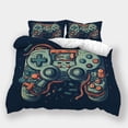 thumbnail image 1 of Home Bedclothes Game Handle Printed Comforter Cover Set Cool Bedroom Decor for Teenager,California King (98"x104"), 1 of 5