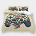 thumbnail image 1 of Home Bedclothes Gamepad Printed Comforter Cover Quilt Cover Set Children Soft Bedspreads,Queen (90"x90"), 1 of 5