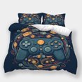 thumbnail image 1 of Home Bedding Suit Game Handle Printed Comforter Cover Pillowcase Newly Design Bedroom Decor,Twin (68"x86"), 1 of 5