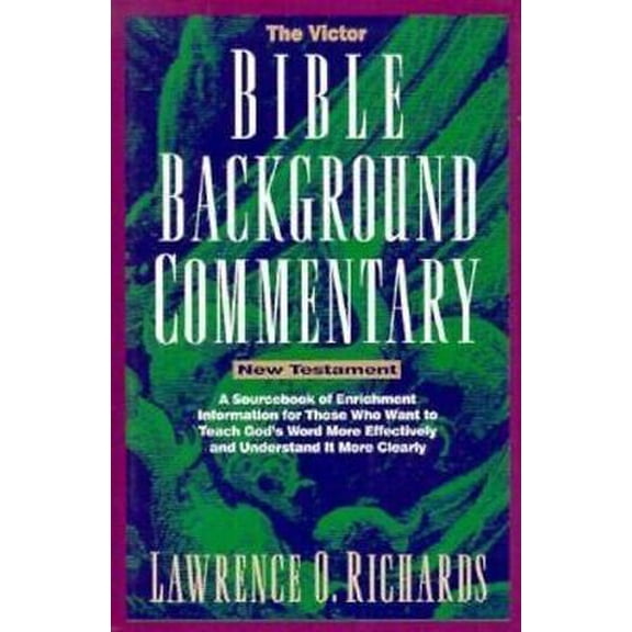 Pre-Owned Home Bible Study Library: The Victor Bible Background Commentary : New Testament (Hardcover)