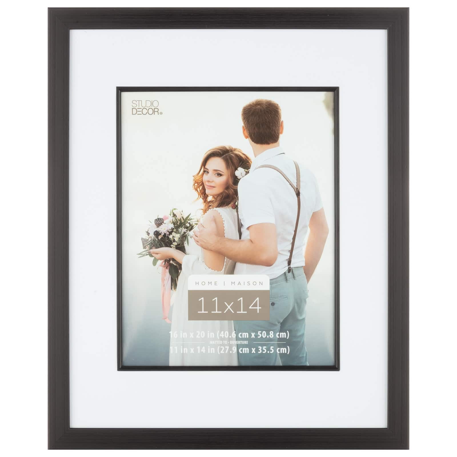 Studio Decor Home Black Studio Frame with Mat - Walmart.com