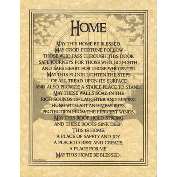 Home Blessing poster