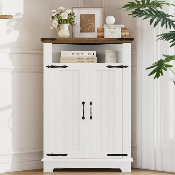 Home Board Bathroom Corner Cabinet Corner Storage Cabinet, Corner Coffee Bar for Bathroom, Kitchen, Living Room
