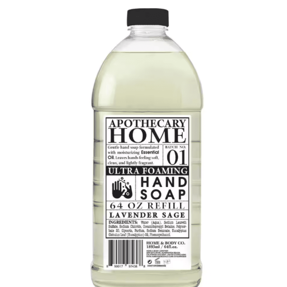 Home & Body Co Apothecary Lavender Sage Ultra Foaming Liquid Hand Soap