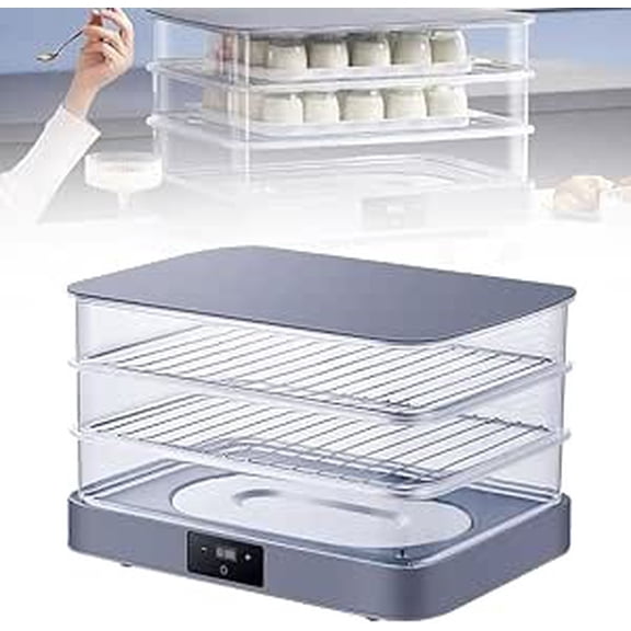Home Bread Proofing Box,Electric Dough Proofer Machine,with Adjustable Temperature,Timing And Humidity Control For Even Fermentation,for Home Use