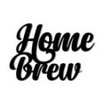 thumbnail image 1 of Home Brew Metal Wall Sign | IPA Pilsner Craft Beer Metal Wall Sign Pale Ale Decorative Kitchen Wall Decor Kitchen Word Sign Man Cave Sign Housewarming Home Brewer Gift | 3 Sizes Colors Made in USA, 1 of 6