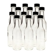 Home Brew Ohio 5oz Woozy Bottle with Lid Set of 12