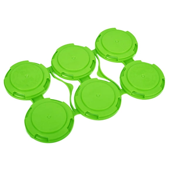 Home Brew Ohio 6 Pack Beer CAN Holder Tropical Lime Standard Six-Pak Can Carrier (10 Count)