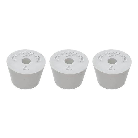 Home Brew Ohio #7.5 Drilled Rubber Stopper Set of 3