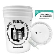 Home Brew Ohio Complete 6.5 Gallon Fermenting Bucket with Econolock