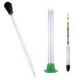 thumbnail image 1 of Home Brew Ohio Gravity Testing Combination (Nylon Baster, 12" Test Jar, and Triple Scale Hydrometer), 1 of 7