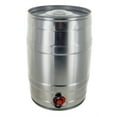 thumbnail image 1 of Home Brew Ohio Mini-Keg, Brushed Silver Metal, 1 of 4