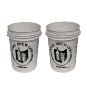 Home Brew Ohio Plastic Fermentation Bucket Combination 6.5 Gallon Fermenting Bucket and Bottling Bucket
