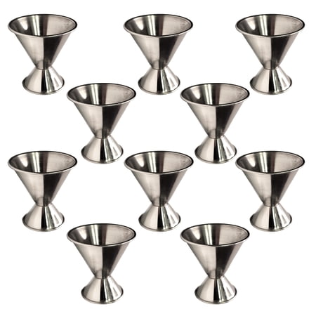 Home Brew Ohio Stainless Steel Jigger 1/2oz X 2 oz (Set of 10)