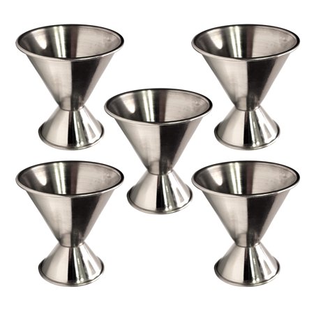 Home Brew Ohio Stainless Steel Jigger 1/2oz X 2 oz (Set of 5)