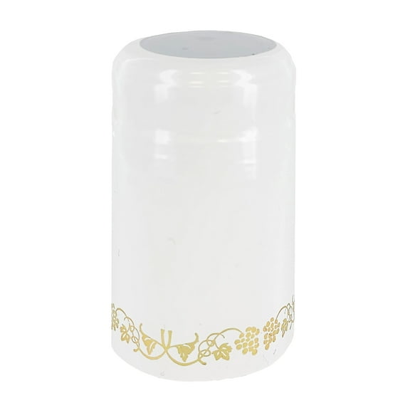 Home Brew Ohio White With Gold Grapes PVC Shrink Capsules 30 count