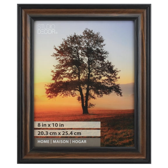 Home Brown & Black Thin Frame by Studio Decor
