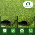 thumbnail image 1 of Home Cal Artificial Grass Artificial Turf Rug, 0.8Inch Blade Height 4ft x 7ft Rubber Backing Realistic Synthetic Fake Grass for Dogs or Outdoor Decor, Autumn Grass, 1 of 6
