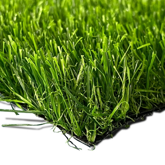 Home Cal Artificial Grass Outdoor Rug - Faux Fake Grass Decor Mat Rug Carpet Turf Neat Edge for Home Pet Lawn and Landscape Outdoor or Indoor,Spring grass, 30mm high, 3ft*2ft