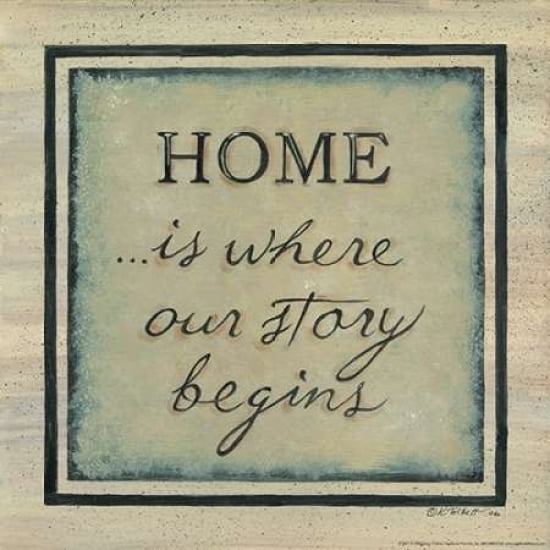 Home Canvas Art - Karen Tribbet (24 x 24)