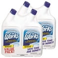 thumbnail image 1 of 4-pack HomeCare The Works Toilet Bowl Cleaner - Hydrogen Chloride Formula - 4 Pack, 32 oz — Household & Commercial Use, Effective Formula, 1 of 2