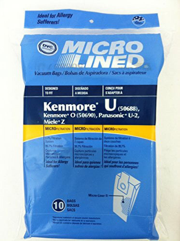 Kenmore Vacuum Bags – Micro-Lined Replacement Bags, Pack Of 10, Fits Models 50403, 50558 & C – Great For Allergies - View #12