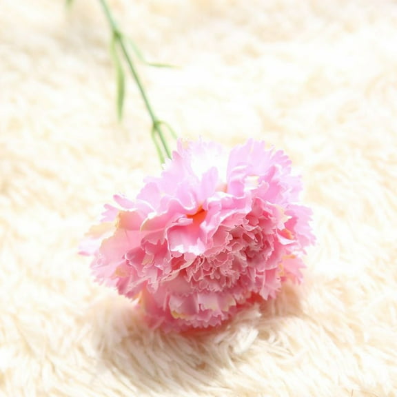 Home Carnation Artificial Flower Artificial Flower Dy1-492 Pink Fake Flowers, 1Pc Decorative Flowers Fake Flowers Small(Polyester, One Size)
