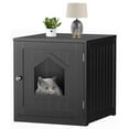 Home Cat Litter Box Enclosure Indoor Cat House Kitty Litter Box