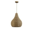 thumbnail image 1 of Home Ceiling Annika 1-Light Rattan Pendant Light - Brown, 1 of 7