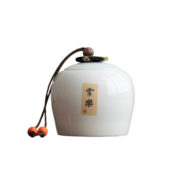 Home Celadon Tea Canister With Lid 260ml Simple Chinese Tea Set Sealed Tea Storage Containers