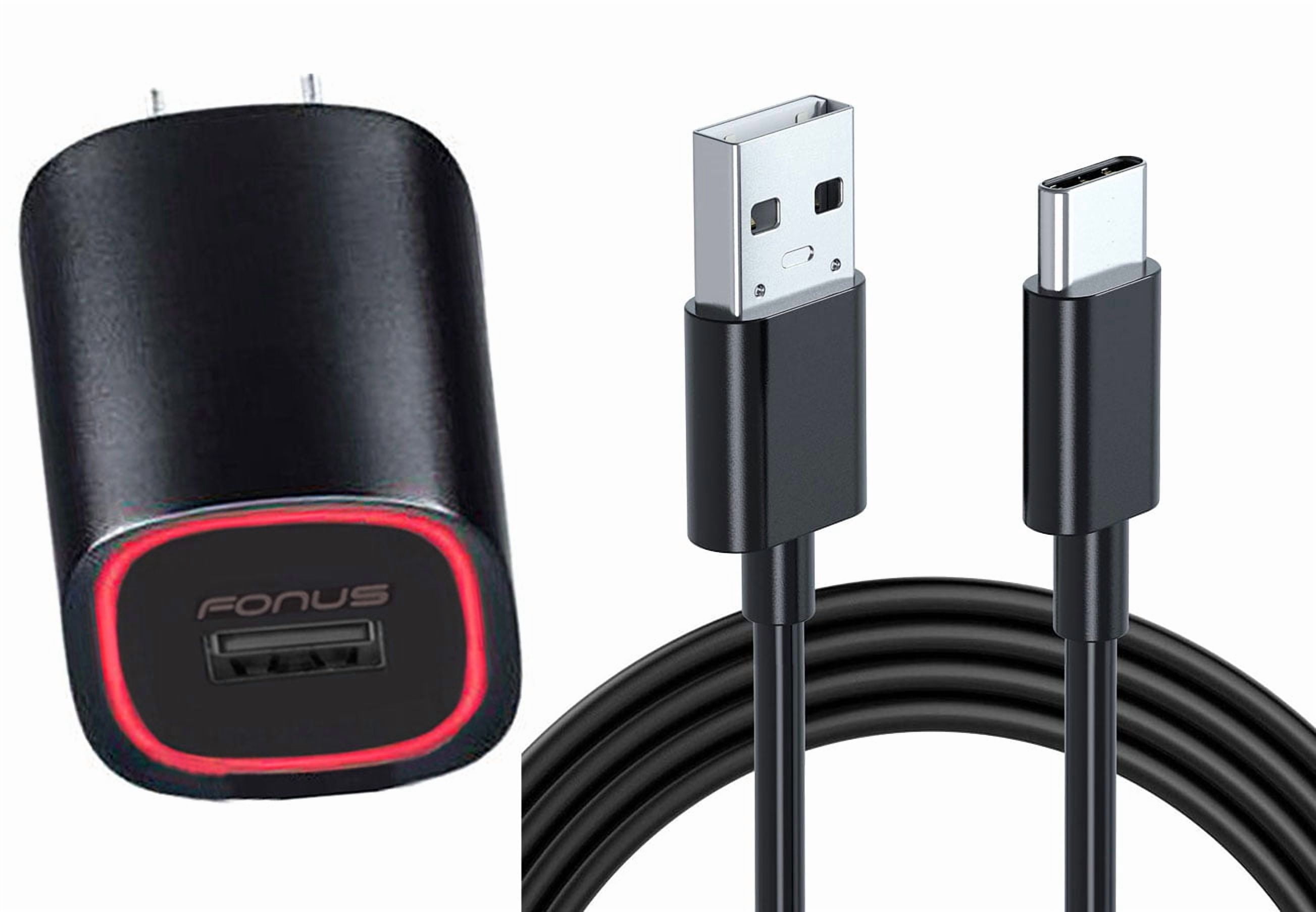 Home Charger Fast 18W for Samsung Galaxy A06/A16 5G/A26 5G/A36 5G/A56 5G - USB Cable 6ft TYpe-C Power Adapter Cord Quick Charge