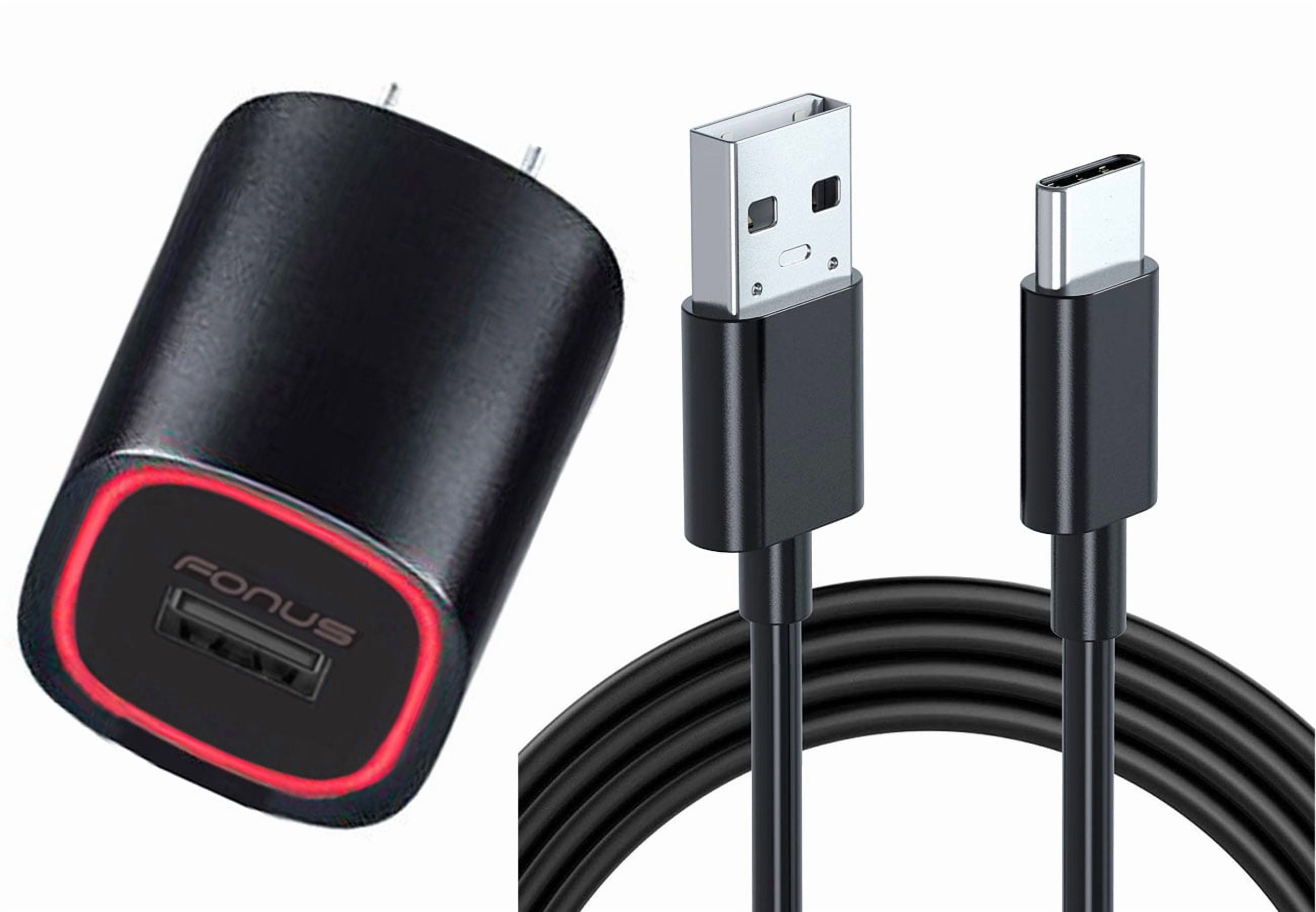 Home Charger Fast 18W for Samsung Galaxy A06/A16 5G/A26 5G/A36 5G/A56 5G - USB Cable 6ft TYpe-C Power Adapter Cord Quick Charge