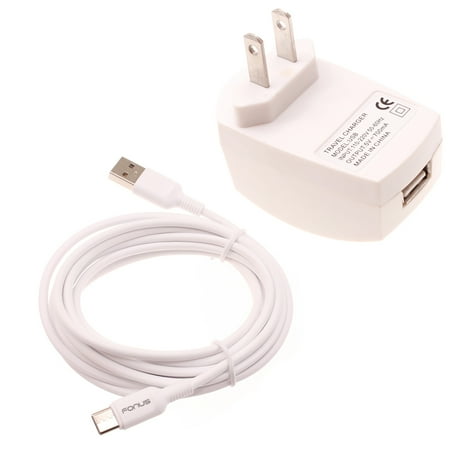 Home Charger for Kyocera DuraXV Extreme E4810 Phone - 6ft Long USB-C Cable Wall Power Adapter Type-C Charging Cord AC Plug X6O for Kyocera DuraXV Extreme E4810 Model