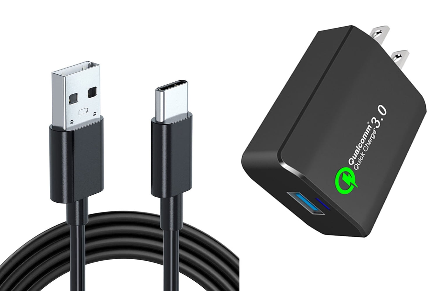 Home Charger for Nokia G90/G100/G300/G310 5G - 18W Fast 6ft USB Cable Type-C Quick Charge Travel for Nokia G90/G100/G300/G310 5G
