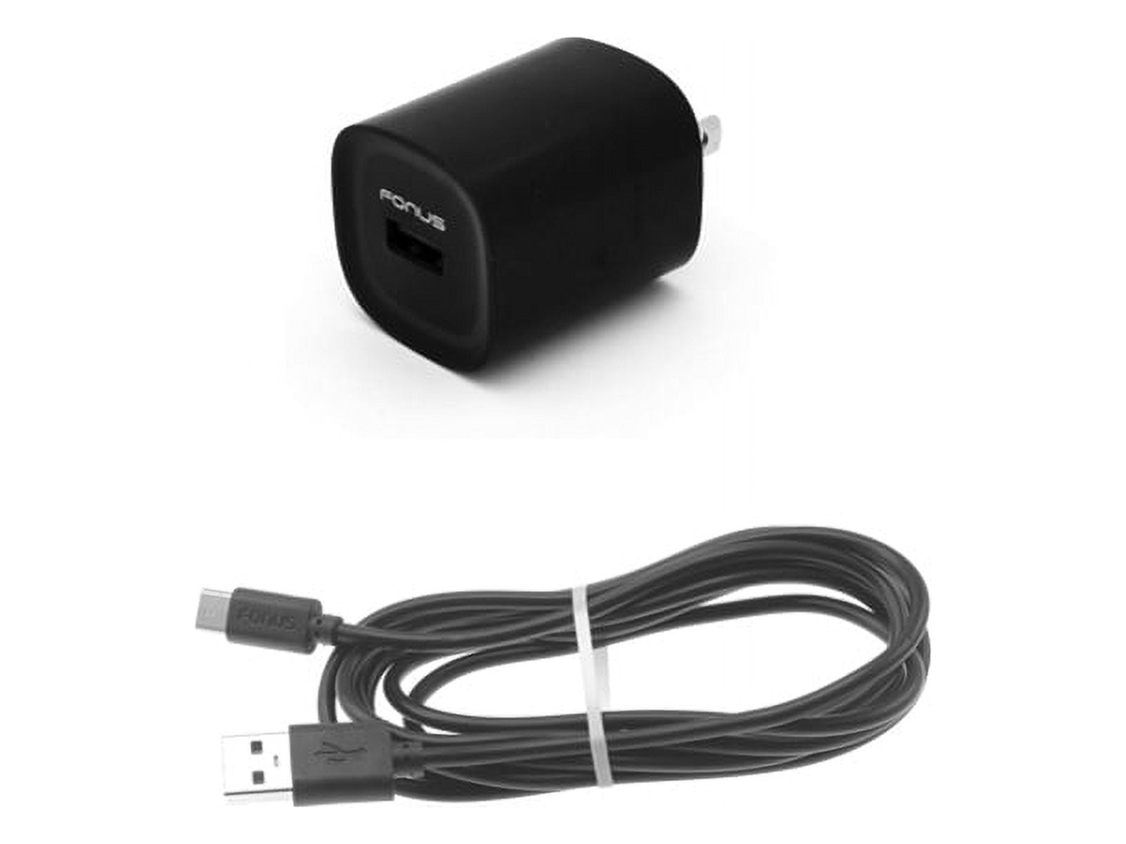 Home Charger for Nokia G90/G100/G300/G310 5G - 2.4A USB Cable TYPE-C 6ft Power for Nokia G90/G100/G300/G310 5G