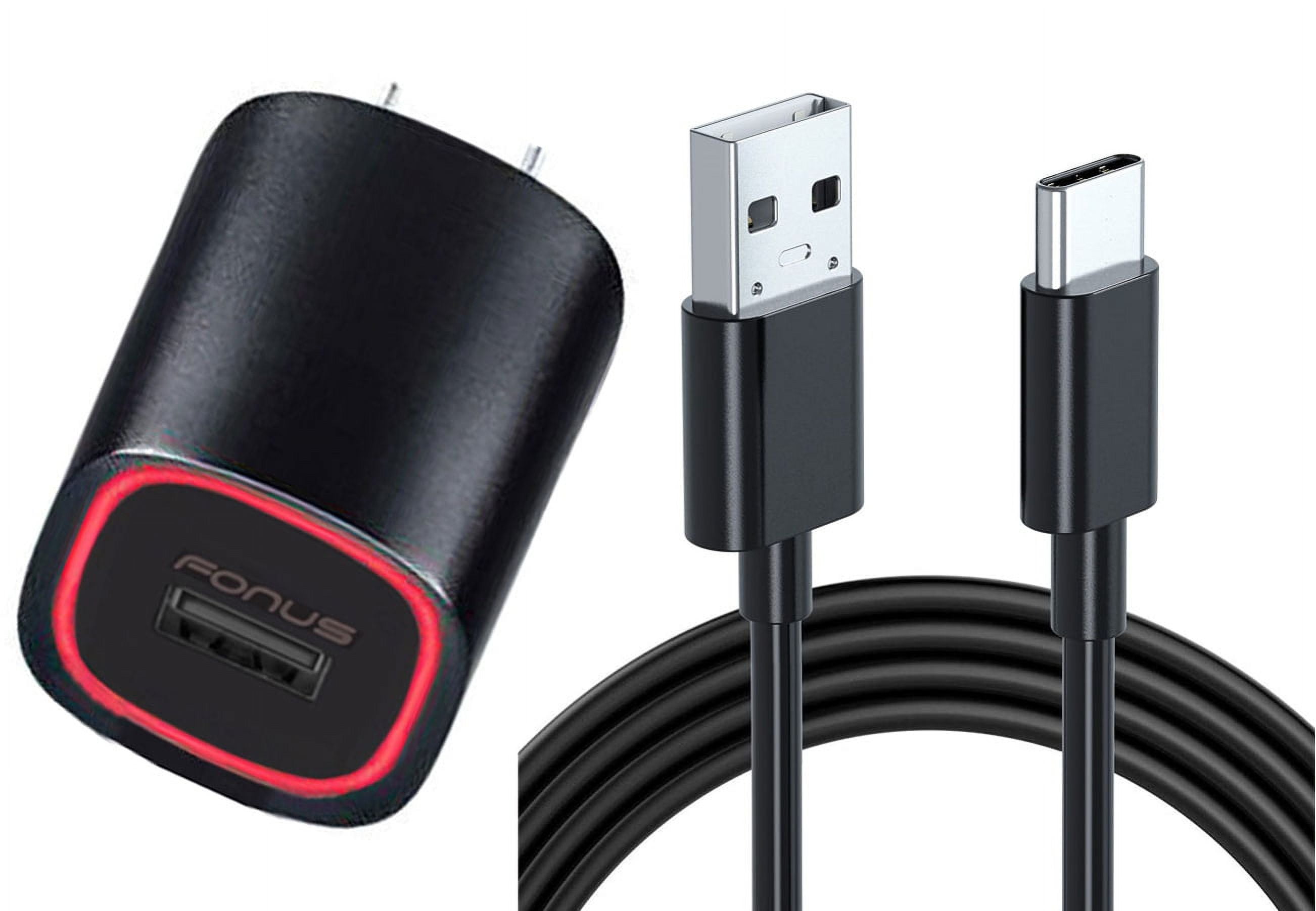 Home Charger for Nokia XR20/XR21 - Fast 18W USB Cable 6ft TYpe-C Power Adapter Cord for Nokia XR20/XR21