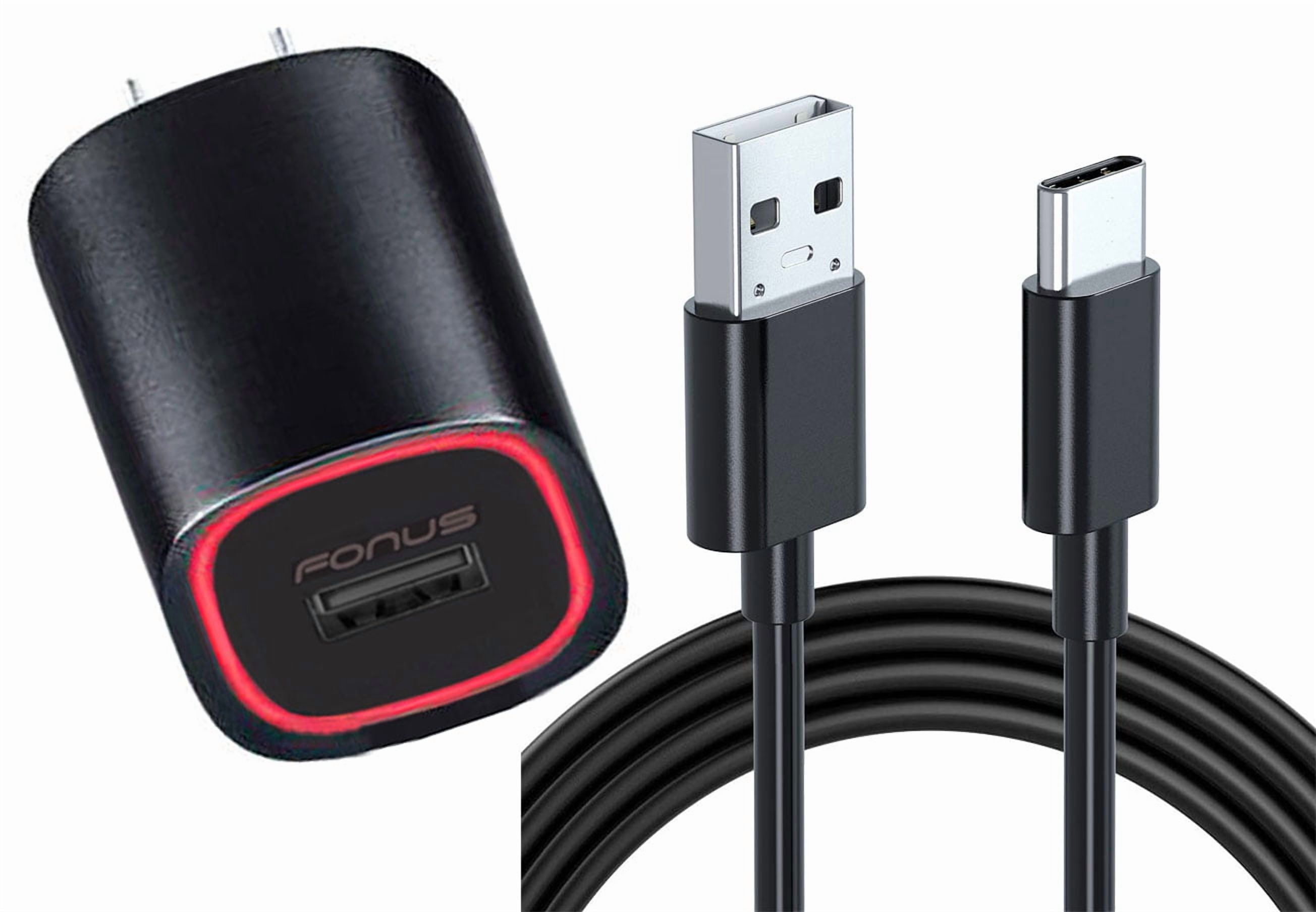 Home Charger for OnePlus 11/12/12R/13/13R 5G - Fast 18W USB Cable 6ft TYpe-C Power Adapter Cord Quick Charge