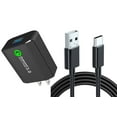 thumbnail image 1 of Home Charger for TCL TAB 10s 10.1/TABMAX 10.4 - 18W Fast 6ft USB Cable Type-C Turbo Charge Travel Wall for TCL TAB 10s 10.1/TABMAX 10.4, 1 of 6