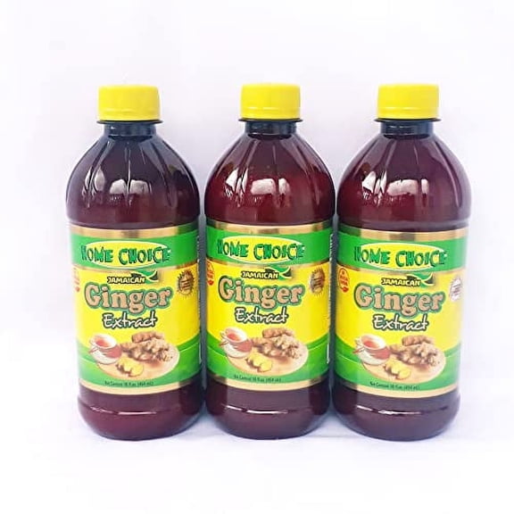 Home Choice Jamaican Liquid Ginger Extract 3 Count