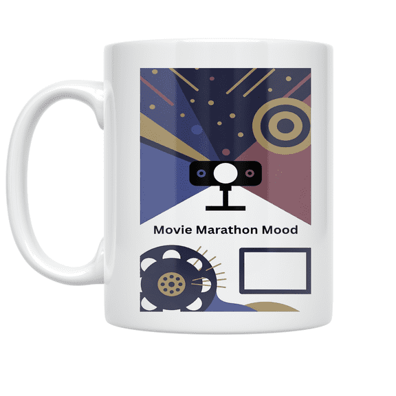 Home Cinema Vibes - Movie Lovers - 11 oz Ceramic Coffee Mug