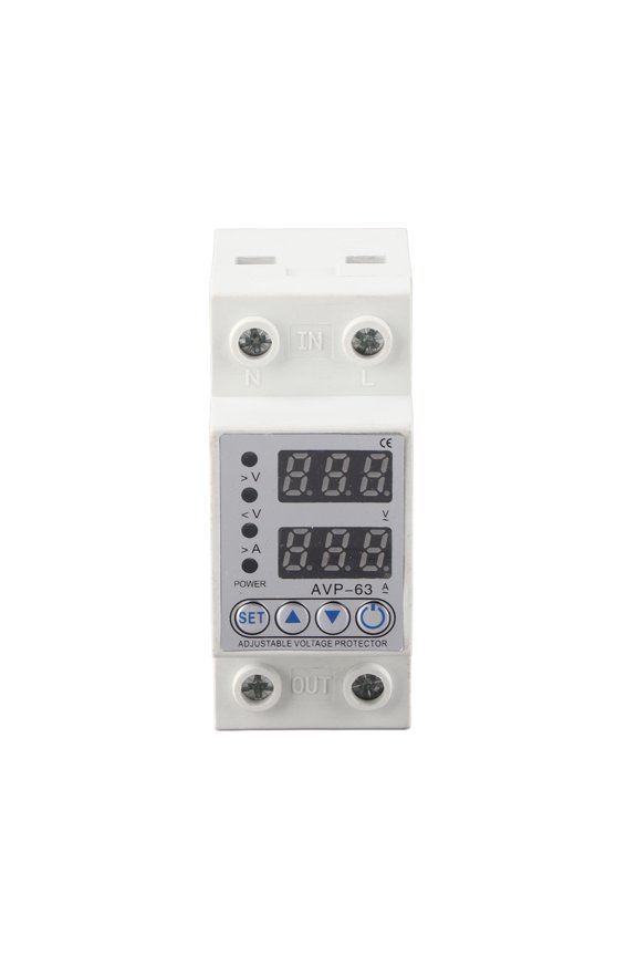Home Circuit Breaker Digital Display Overcurrent Protection Self Recovery Circuit Breaker 220V 63A 2P