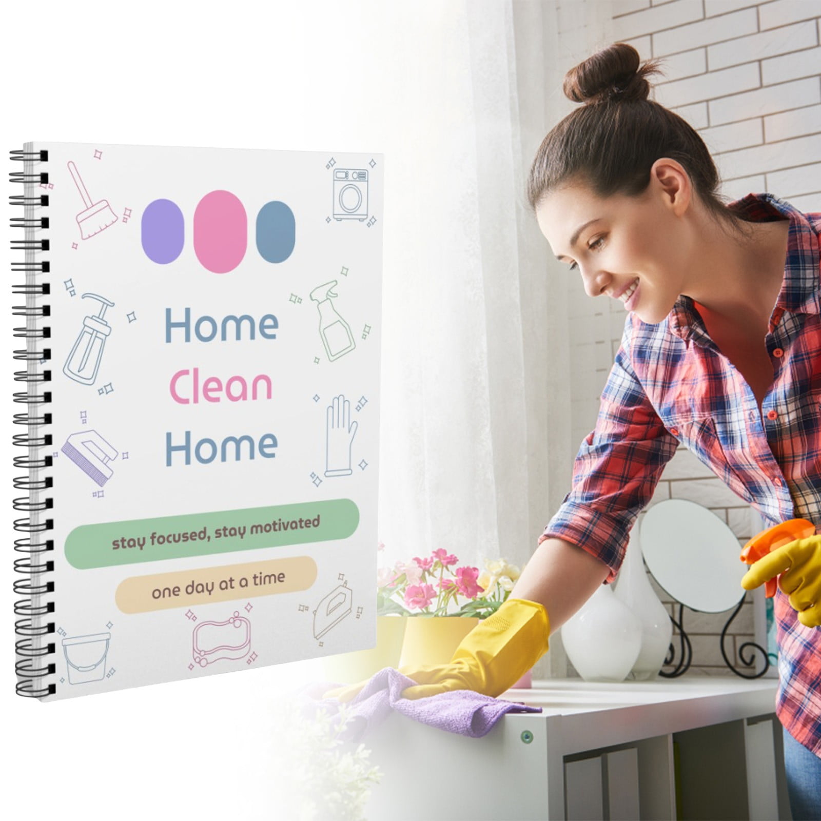 Home Clean Home:Cleaning Schedule And Checklist: Daily Weekly And ...