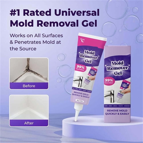 Home Cleaning Gel 90g Powerful Decontamination Odor Removal Multifunctional Artifact For Refrigerator Toilet Sewer Deep Cleaning Scale Removal Fragrance Mild Plant Extract Formula Convenient